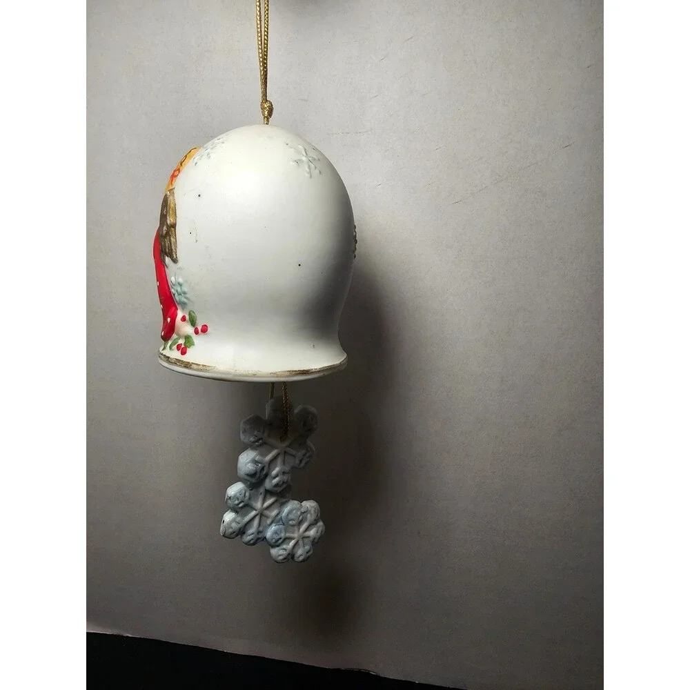 Vintage Jasco 1980 Christmas Chimes Ornament Child Praying Angel